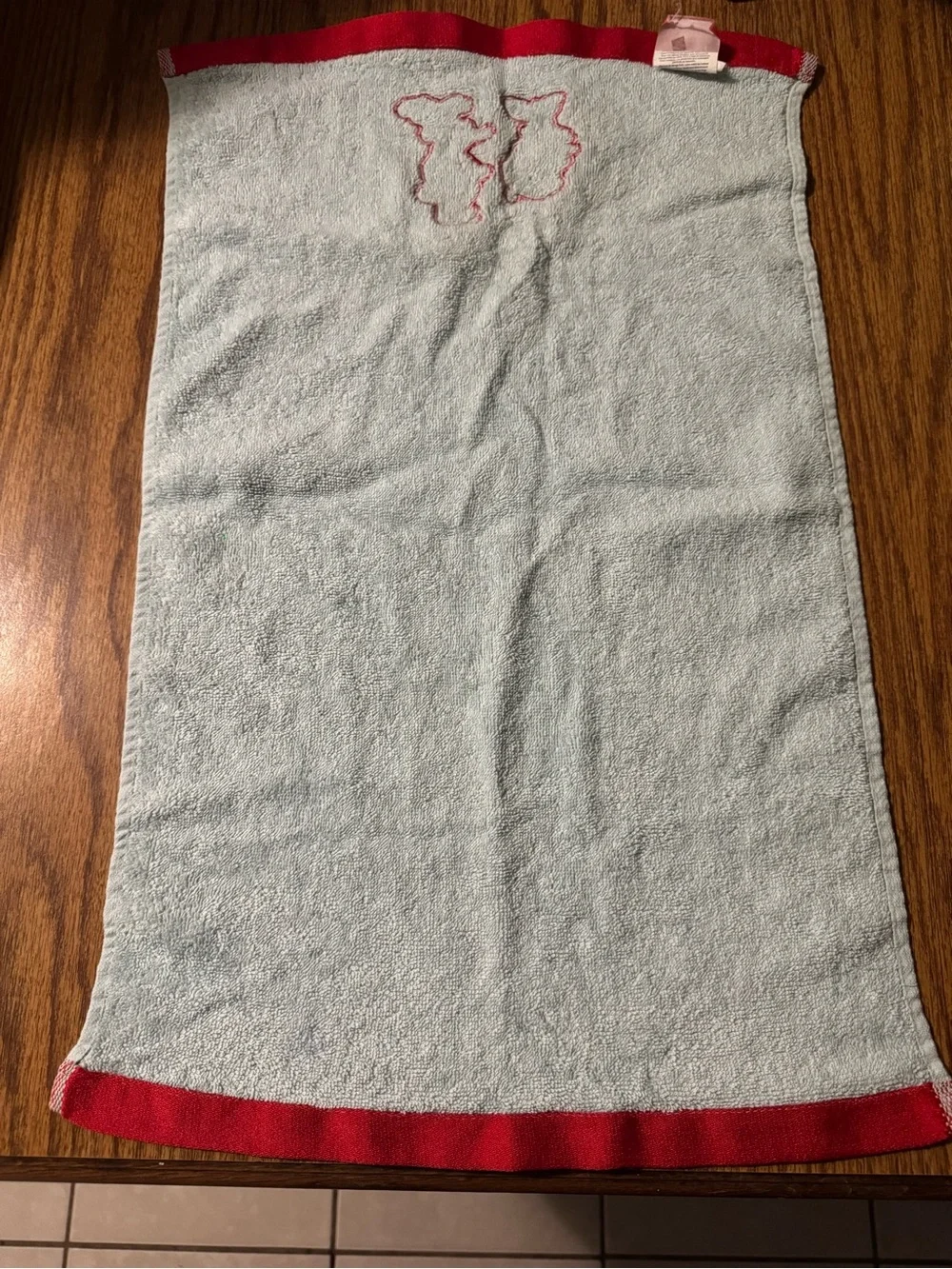 Disney Christmas Mickey & Minnie Mouse Hand Towel